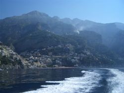 Positano from Water