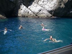 Green grotto swimming